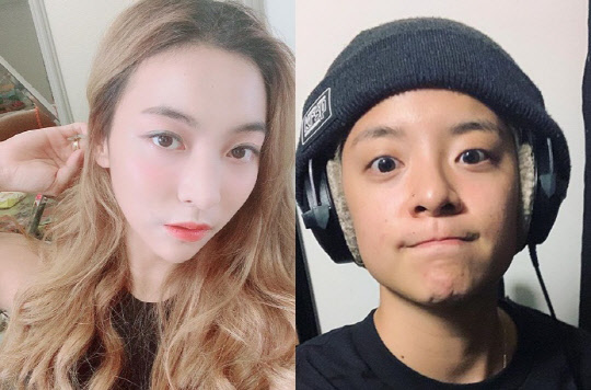 (사진=루나, 엠버 인스타그램 캡처)